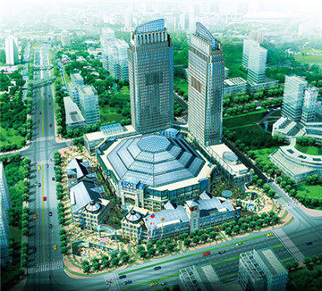 Place de si��cle Wanbang, Hanzhong