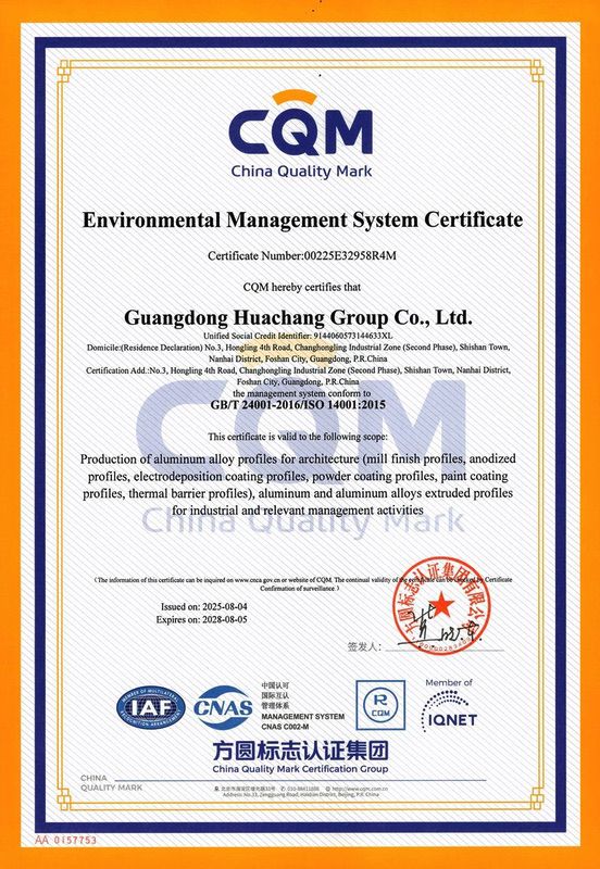 Zertifikat für Umweltmanagementsystem